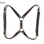 Unisex Men’s Womens Black Suspender Harness New Photo 13
