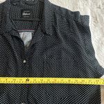 Jachs ‎ Girlfriend Black White Short Sleeve Button Collar Blouse Top Size XXL Photo 6
