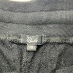 Rails  Oakland Black Flocked Cobra Sweatpant Jogger Women Size XS Pull-On Pockets Photo 2