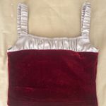Princess Polly Emah Velvet Red Tank Photo 3