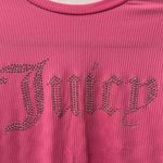 Juicy Couture  Pink Ribbed Rhinestone‎ Sleep Tee Photo 1