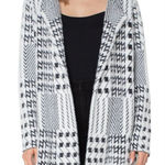 Liverpool Women's Open Front Coatigan Sweater Black/White XL NWT Wantable Photo 0