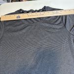 Avia   Women's T-Shirt  Fitted Style Striped Gray Knit Gym Workout  Size M Photo 4