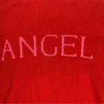 Victoria's Secret  womens medium red angel sweater cashmere blend knit Photo 5