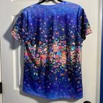 Cozy Casual COZY Floral Short Sleeved V Neck Top, XL Photo 1