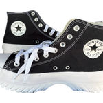 Converse CTAS Lugged 2.0 Hi Top Platform Sneakers Black White Unisex Size 11.5 W Photo 0