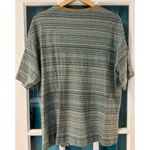 Missoni M Green Gold Knit T Shirt Kaftan Striped Designer Womens Sz Small NWT Photo 3