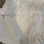 SheIn Fringe Skirt White Photo 3