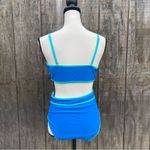 Blooming Jelly  Blue High Waisted Two Piece Bikini Swimsuit Size M Photo 4