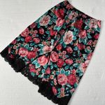 Vintage Womens Dark Floral Babydoll Set Small Black Coquette Fairy Grunge Y2K Photo 6