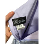 La Femme  Beaded Light Periwinkle Gown Photo 9