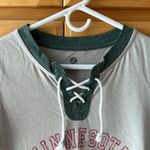 MN WILD Hockey Short Sleeve Top Gray Size M Photo 2