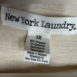 New York Laundry Warm Cozy Boho Lace Up Top With Fringe Size 1 Festival Cosplay Photo 8