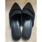 J.Crew  Pointed Toe Slip-On Loafers Black Suede Knotted 9 Preppy Yacht City Luxe Photo 2