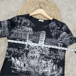 Cactus Women’s Y2K Style Italy Graphic Baby Tee 3/4 Sleeve in Black M Size M Photo 12