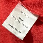 Staccato  women’s size small lace sleeve keyhole button closure coral salmon tone Photo 5