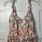 Anthropologie  Sleeveless Smocked- Waist Ruffle Midi Dress Size Small Photo 3