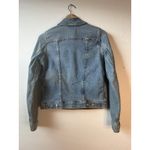 Levi's  Strauss Distressed Stretch Jean Jacket Women's Size Small Light Wash Photo 4