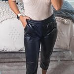 Boutique Faux Leather Straight Leg Pants  Photo 0