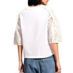 3.1 Phillip Lim x RTR Bonded Lace T-Shirt in White, Size M Photo 2