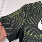Nike  Pro Black Green S/S Biker Running Shirt Size XL EUC #2674 Photo 1