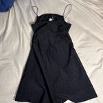 H&M  Black Glitter Mini Dress Photo 2