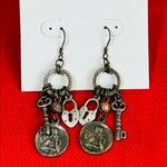 Sonoma New, Keys, Coins, Padlocks, Dangle Pierced Earrings Photo 0