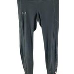 Under Armour  Womens Compression Leggings HeatGear Zip Ankle Gray Orange M Photo 0