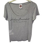 Harley Davidson Heather Gray T Shirt Motorcycle Ride It Like You Stole It Photo 0