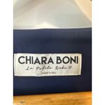 Chiara Boni  Navy Rosario Shift Dress Grommet Detail Size 8 Photo 4