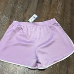 Adidas  Women's Light Purple Athletic Shorts Sprinter 3 Striped Size XL Photo 3