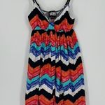 Vans Striped Skater Babydoll Dress Multicolored Size Small Photo 2