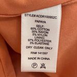 ASTR NWT  The Label Wendy Square Neck Mini Dress in Papaya Sz L Photo 6