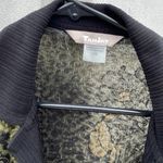 Vintage TanJay Green Botanical Open Front Knit Blazer Plus women’s Size L Size L Photo 3