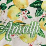 🇮🇹 Amalfi Waterproof Polyester Borsa Mare/Beach Tote Bag Yellow Photo 4