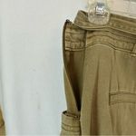 Sonoma  Front Tie Jean Cargo Short Skirt Wrap Pocket 2 Tan Photo 6