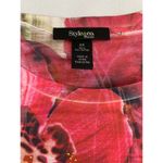 Style & Co . Women's Isla Bonita Floral Cheetah Top Photo 2