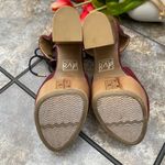 DV8 by Dolce Vita Red Gingham Ankle Strap Platform Pumps Size 8 Photo 8