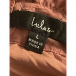 Lulus NWT Lulu’s Chic Demeanor Rusty Rose Pink Floral Jacquard Halter Mini Dress Large Photo 4