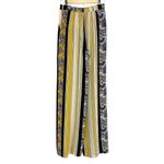 ETRO Made In Italy Palazzo Trousers Size 40 Blue Photo 4