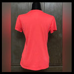 Nike Red/ orange-ish Dri-fit shortsleeved top- size Medium. Photo 2