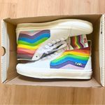 Vans Rainbow High-Top Sneakers Pride' VN0A5FCCWTM Women 10.5 US Mens 9.0 US Photo 10