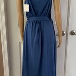 Majestic FILATURES Stretch Linen Spaghetti-Strap Dress With Soft Tie Photo 10