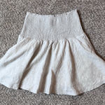 J.Crew Cream Linen  Skirt Photo 0
