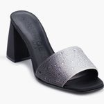 Karl Lagerfeld Paris Rhinestone Slide Sandal nwt Photo 6