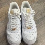 Nike gold  air force 1 size 10 Photo 1