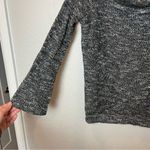 Melrose and Market Black Heathered Off The Shoulder Sweater w/ Back Opening Size M Photo 1