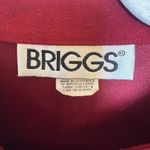Briggs New York Briggs Red Faux Suede Button Front Shirt Jacket Vintage Y2K Quiet Luxury S Photo 3