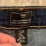 Gap  Sexy Boyfriend Short Cuffed Dark Wash Photo 5