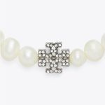 Tory Burch New Moondance Pearl and Pavé Bracelet with Tag MSRP $220 Photo 4